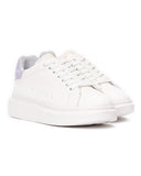 V-Harmony Women's White Shoes with Purple Heel Tab (2)