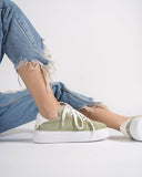 Node High Street Women's Khaki Sneakers Suede Edition (10)