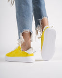 Node High Street Women's Yellow Sneakers Suede Edition (11)