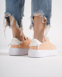 Node High Street Women's Salmon Sneakers Suede Edition (6)