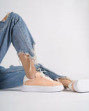 Node High Street Women's Salmon Sneakers Suede Edition (7)
