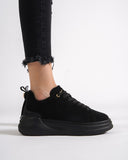 Martin Valen Originals Highrise Women's Belted Full Black Shoes (5)