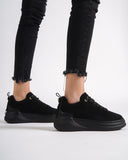 Martin Valen Originals Highrise Women's Belted Full Black Shoes (10)