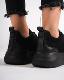 Martin Valen Originals Highrise Women's Belted Full Black Shoes (9)