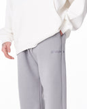 Unyieldingness Oversized Baggy Gray Sweatpants (4)