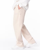 Unyieldingness Oversized Baggy Cream Sweatpants (7)