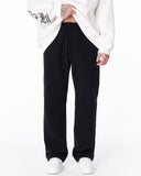 Unyieldingness Oversized Baggy Black Sweatpants (2)