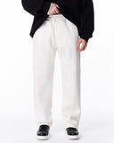 Unyieldingness Oversized Baggy White Sweatpants (11)