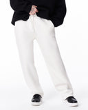 Unyieldingness Oversized Baggy White Sweatpants
