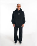 Rumi 3D Printed Oversized Black Hoodie Tracksuit (4)