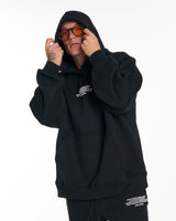 Survêtement Noir Oversize Rumi avec Hoodie et Impression 3D
