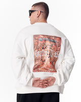 Heritage Fusion Blanc Sweatshirt pour Hommes