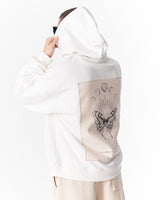 Monarch Loop Blanc Sweat à Capuche Homme