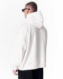 Puff Hood Oversized White Hoodie (2)
