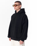 Puff Hood Oversized Black Hoodie (9)