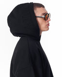 Puff Hood Oversized Black Hoodie (3)