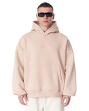 Back Embroidery Oversized Beige Hoodie (2)