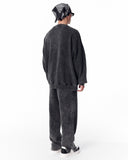 Washed Gray Oversized Tracksuit For Men (11)