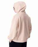 Puff Hood Oversized Beige Hoodie (4)