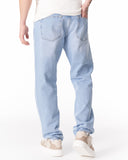 Ice Blue Loose Fit Jeans For Men (8)