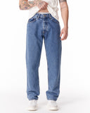 Blue Loose Fit Jeans For Men (4)