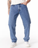Blue Loose Fit Jeans For Men