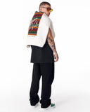 Men's Baggy Fit Black Jeans with Denim Drawstring (10)
