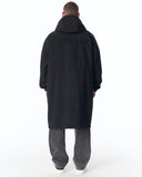 Men's Waterproof Softshell Long Jacket in Black (6)
