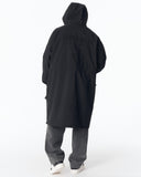 Men's Waterproof Softshell Long Jacket in Black (2)