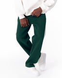 Green-White Sweatpants With Stripes on Side (8)