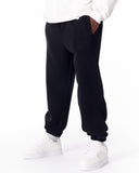 Full Black Corded Joggers With Stitch Details (8)