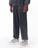 Washed Black Joggers For Men (2)