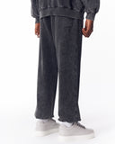 Washed Black Joggers For Men (3)