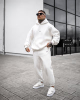 Ensemble Survêtement Hoodie Oversize Blanc Regalia Crown