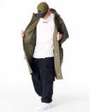 Men's Waterproof Softshell Long Jacket in Khaki (10)