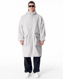 Men's Waterproof Softshell Long Jacket in Gray (5)