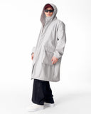 Men's Waterproof Softshell Long Jacket in Gray (2)
