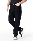 Men's Casual Black Jeans with Regular Fit (7)