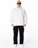 Men's Fleece Black Cargo Sweatpants (2)