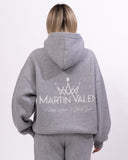 Regalia Crowned Oversized Gray Hoodie Jogger Set (5)