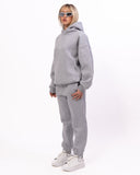 Regalia Crowned Oversized Gray Hoodie Jogger Set (4)