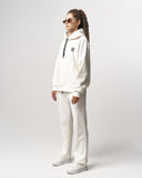 Sigilio QR Printed Oversized White Hoodie Jogger Set (4)