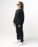 1881 3D Embroidered Oversized Designer Black Sweatshirt Tracksuit (4)
