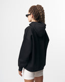 Grieto MV Crack Print Black Oversized Designer Hoodie (3)