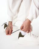 Sigilio QR Code Oversized White Hoodie Tracksuit Set (12)