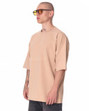 3D Embroidered Martin Valen Signature Beige Oversized T-shirt (5)