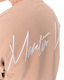 3D Embroidered Martin Valen Signature Beige Oversized T-shirt (8)