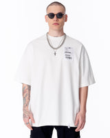 Jedi Delivery Etiquette Oversized T-Shirt in Weiß