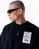 Jedi Delivery Etiquette Oversized Black T-shirt (2)