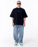 Monarch Loop Oversized Black T-Shirt (14)